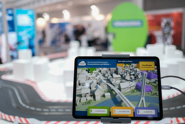 Bild vom Messestand der KommDIGITALE der kommIT